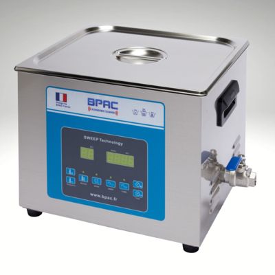 Nettoyeur Ultrasons Professionnel - cuve 15 L - Turbo + Sweep - 360W - BPAC