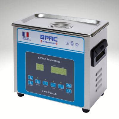 Nettoyeur Ultrasons Professionnel - cuve 3 L - Turbo + Sweep - 120W - BPAC