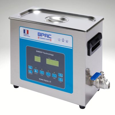 Nettoyeur Ultrasons Professionnel - cuve 6 L - Turbo + Sweep - 180W - BPAC