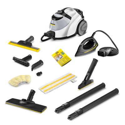 Nettoyeur vapeur Karcher SC 5 EF Iron Select Bath Edition -Pression 4.2 bar-débit vapeur 50 g/min- Nombreux accessoires