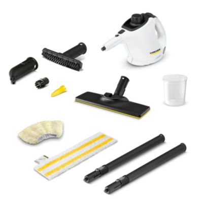 Kit 6 Accessoires Nettoyeur Vapeur Karcher - Brosses Rondes Et Plates Pour SC1 à SC5 - Nettoyage Cuisine/SDB