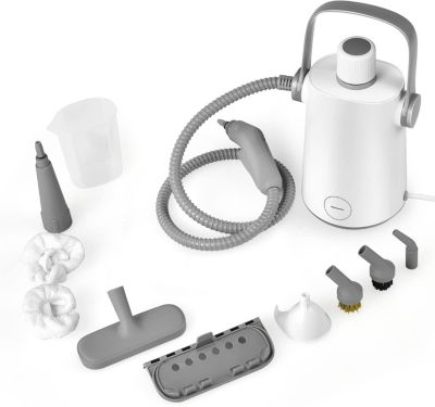 Nettoyeur Vapeur à Main 1000W 3 Bars de Pression Nettoyage à Vapeur Portable de Réservoir Eau 300 ml 10 Accessoires