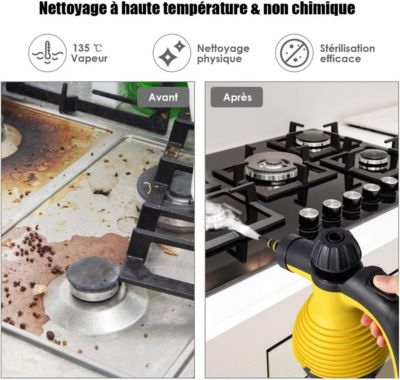 Nettoyeur Vapeur SOARS - 3 Bar, 135°C, 1050W - Élimine La Saleté Sans Produits Chimiques, 9 Accessoires Inclus - 4