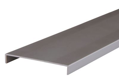 Nez de cloison aluminium aluminium 10 x 78 mm L.2,6 m