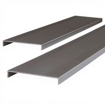 Nez de cloison aluminium aluminium 10 x 78 mm L.2,6 m