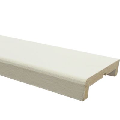 Nez de cloison en MDF prépeint blanc 11X103mm L.2,50m