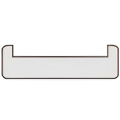 Nez de cloison en MDF prépeint blanc 11X103mm L.2,50m
