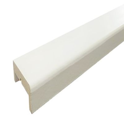 Nez de cloison en MDF prépeint blanc 11X103mm L.2,50m