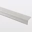 Nez de marche en aluminium décor bois blanc GoodHome 35 x 25 x 900 mm.