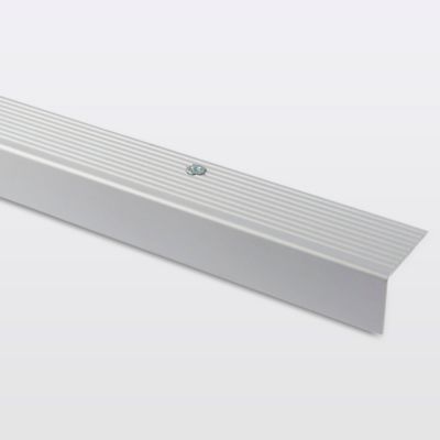 Nez de marche en aluminium décor métal mat GoodHome 35 x 25 x 1800 mm.