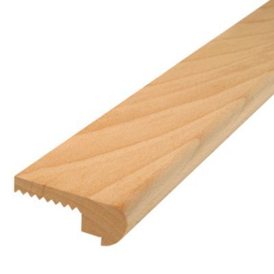 Nez de marche en hêtre, à coller 26 x 68 mm L.1,50 m