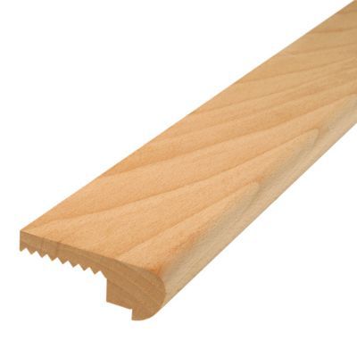 Nez de marche hêtre à coller 26 x 68 mm L.1 m