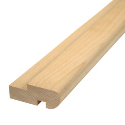 Nez de marche hêtre à visser 26 x 68 mm L.2 m