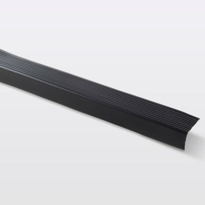 Nez de marche PVC noir GoodHome 62 x 42,5 x 1800 mm