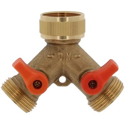 Nez de robinet selecteur double mâle