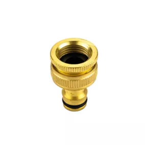 Nez de robinet pour tuyau d'arrosage - Suan - En laiton - Dimension : 13 et 19 mm