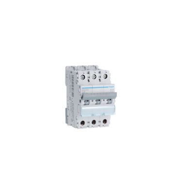 Nfn332 Disjoncteur Hager Triphasé 32a - 3p - 6-10ka - Courbe C - Nfn - Bornes Alignées à Vis - 3 Modules