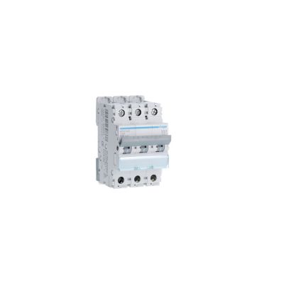 Nfn340 Disjoncteur Hager Triphasé 40a - 3p - 6-10ka - Courbe C - Nfn - Bornes Alignées à Vis - 3 Modules