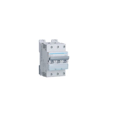Ngt332 Hager - Disjoncteur Courbe D - 32a - Triphasé 3p - 6-10ka - 3 Modules - Ngt - Bornes Décalées à Vis