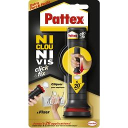 Ni clou ni vis Clic and fix Pattex 30 g