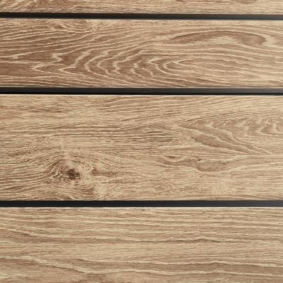 Niche chien extérieur Oak O10 - 102x115x100 cm - Plancher inclus - Effet bois premium - 2 aérateurs de ventilation - Imperméable