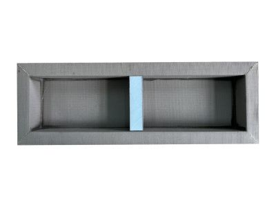 Niche de douche à encastrer et prête à carreler avec 1 étagère - 31 x 91 cm - KLARA