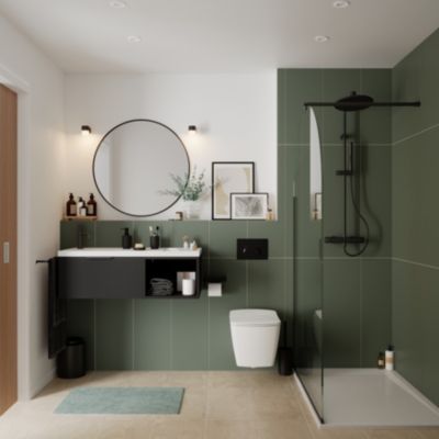 Niche l.40 x H.30 x P.45 cm noir mat Kentia