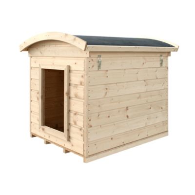 Niche pour Chien Exterieur en Bois - 87 x 102 x H85 cm M405-1 - Timbela