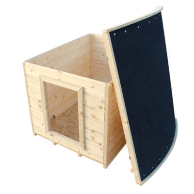 Niche pour Chien Exterieur en Bois - 87 x 102 x H85 cm M405-1 - Timbela