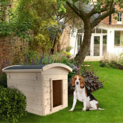 Niche pour Chien Exterieur en Bois - 87 x 102 x H85 cm M405-1 - Timbela