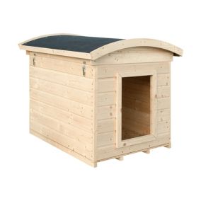 Niche pour Chien Exterieur en Bois - 87 x 102 x H85 cm - TIMBELA M405-1