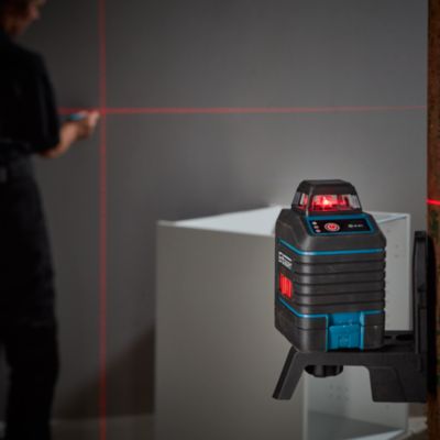 Niveau laser à ligne rouge rotatif Erbauer 20 m