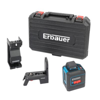 Niveau laser à ligne rouge rotatif Erbauer 20 m