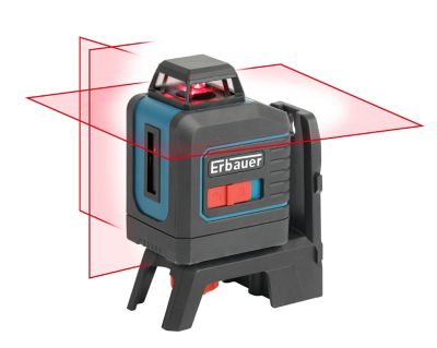 Niveau laser à ligne rouge rotatif Erbauer 20 m