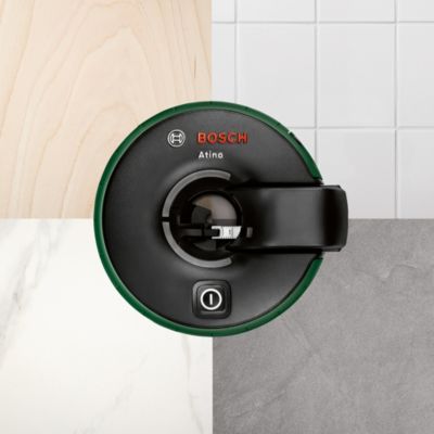 Niveau laser avec mètre ruban (2m) intégré Bosch Atino laser ligne 2,2 m, faisceau rouge, laser classe 2