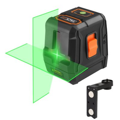 Niveau Laser Croix Vert Indépendant jusqu'à 30m avec IP54 Etanche Auto-Nivellement à 360