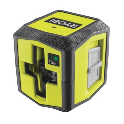 Niveau laser en croix Ryobi RBCLLG1 vert 15 m Castorama