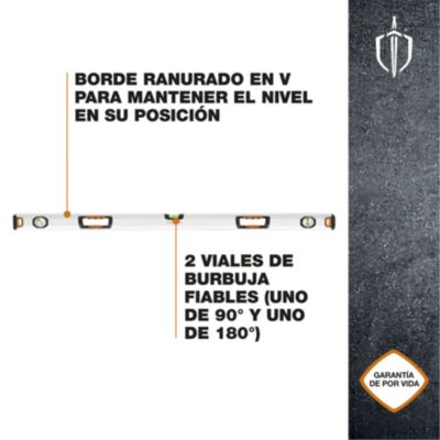 Niveau rectangle Magnusson 120 cm Aluminium