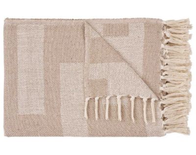 Noelia - plaid - 130x180 cm - motif abstrait - en coton - Lisa Design