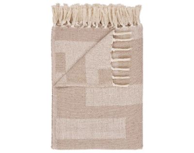 Noelia - plaid - 130x180 cm - motif abstrait - en coton - Lisa Design