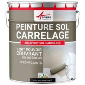 Noir foncé  RAL 9005 - 2.5 kg (jusqu'à 12.5 m² en 2 couches) - ARCANE INDUSTRIES
