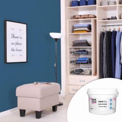 Noir Poudré Peinture murale acrylique aspect mat Aqua Déco - 10L