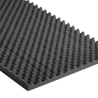 MUSIC STORE Mousse acoustique anthracite 65 50 x 100 cm, épaisseur 65 mm