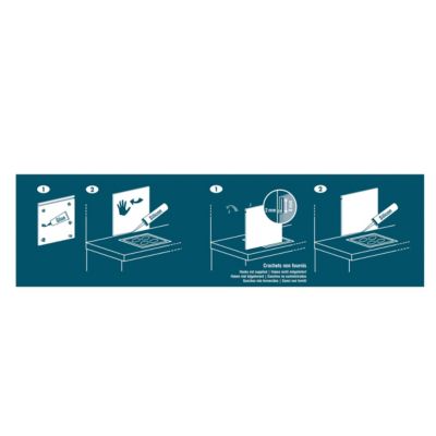 NORDLINGER PRO Fond de hotte inox 60x70cm
