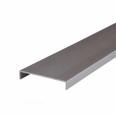 NORDLINGER PRO Lot de 2 - Nez de cloison alu 130cm x 74mm
