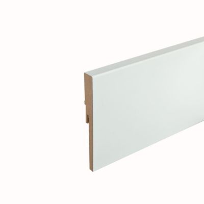 NORDLINGER PRO Lot de 5 Plinthes droite blanche 7.5 cm x 240 cm