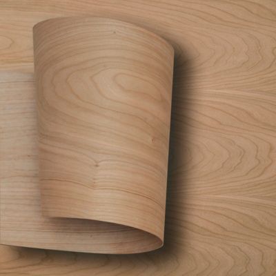Nordlinger Pro Placage MERISIER Bois 25 cm x 250 cm Thermocollant Revêtement décoratif