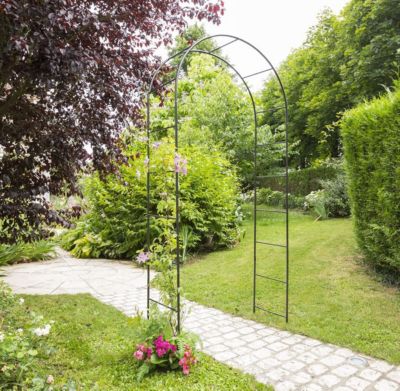 Nortene Arche décorative "Classic Arch"- 1,20 x 0,40 x 2,40 - Gris foncé
