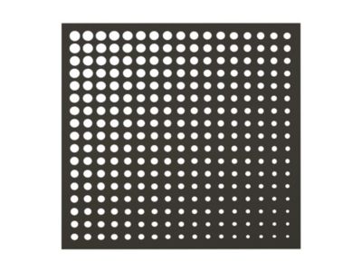 Nortene Panneau décoratif Moon rouille - 1 m carré en résine polypropylène - fixé au mur