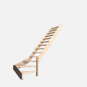 NOSTRA - Escalier bois 1/4 tournant droit (hêtre)